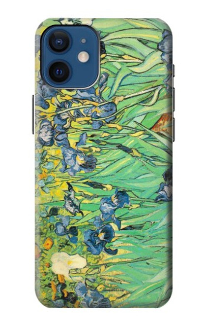 S0210 フィンセント・ファン・ゴッホ アイリスの花 Van Gogh Irises iPhone 12 mini バックケース、フリップケース・カバー