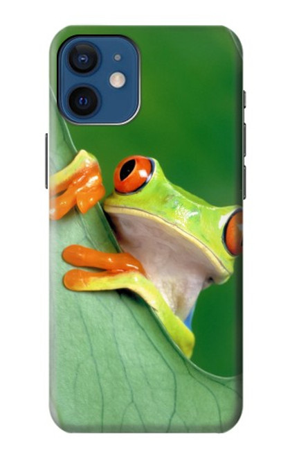 S1047 小さなカエル Little Frog iPhone 12 mini バックケース、フリップケース・カバー
