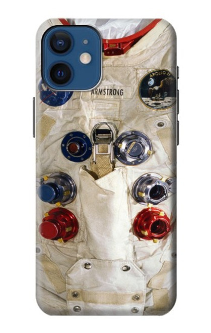 S2639 ニール・アームストロングホワイト宇宙飛行士の宇宙服 Neil Armstrong White Astronaut Space Suit iPhone 12 mini バックケース、フリップケース・カバー