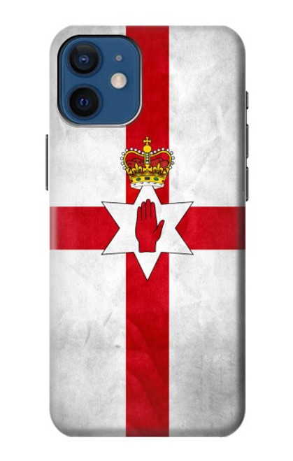 S2972 北アイルランドサッカー Northern Ireland Football Soccer Flag iPhone 12 mini バックケース、フリップケース・カバー