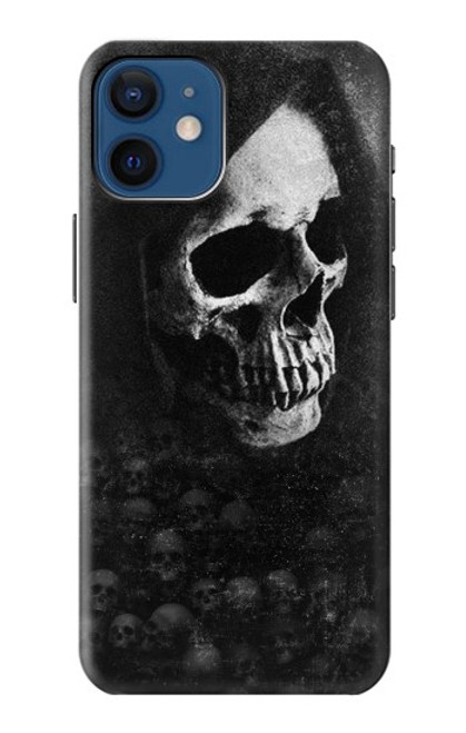 S3333 デス・スカル・死神 Death Skull Grim Reaper iPhone 12 mini バックケース、フリップケース・カバー