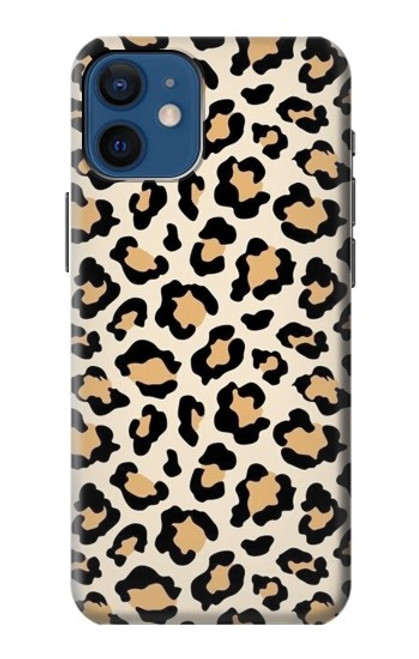 S3374 ヒョウのパターン Fashionable Leopard Seamless Pattern iPhone 12 mini バックケース、フリップケース・カバー