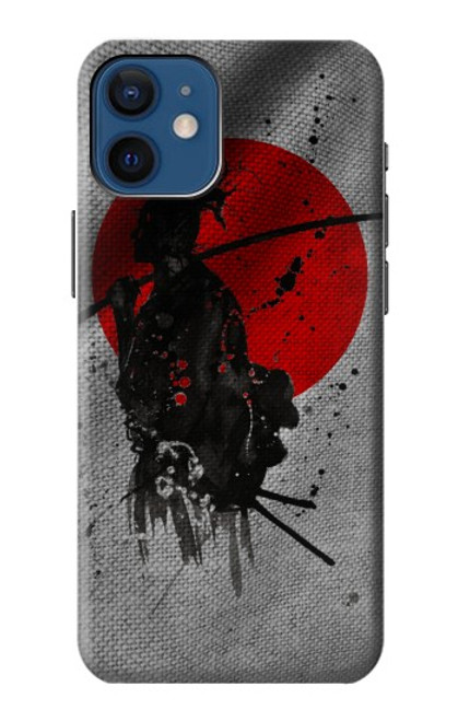 S3517 日本国旗Sa Japan Flag Samurai iPhone 12 mini バックケース、フリップケース・カバー