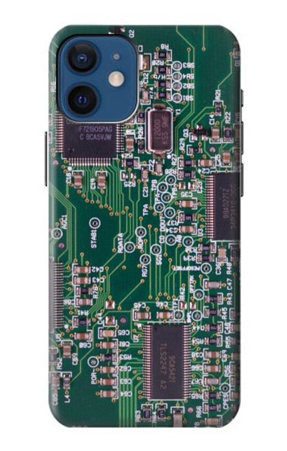 S3519 電子回路基板のグラフィック Electronics Circuit Board Graphic iPhone 12 mini バックケース、フリップケース・カバー