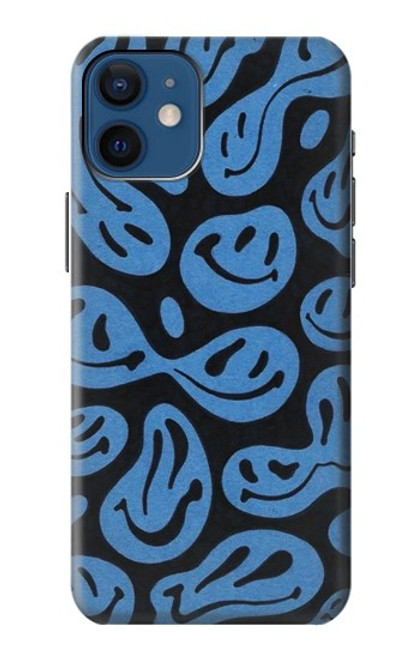 S3679 かわいいゴーストパターン Cute Ghost Pattern iPhone 12 mini バックケース、フリップケース・カバー