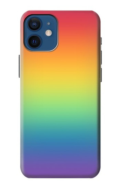 S3698 LGBTグラデーションプライドフラグ LGBT Gradient Pride Flag iPhone 12 mini バックケース、フリップケース・カバー