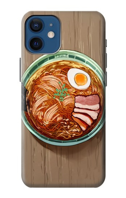 S3756 ラーメン Ramen Noodles iPhone 12 mini バックケース、フリップケース・カバー
