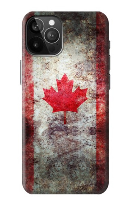 S2490 カナダメープルリーフ旗 Canada Maple Leaf Flag Texture iPhone 12 Pro Max バックケース、フリップケース・カバー