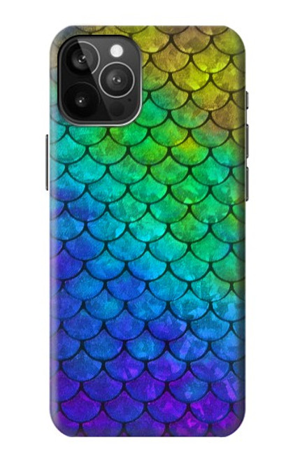 S2930 人魚のスケール Mermaid Fish Scale iPhone 12 Pro Max バックケース、フリップケース・カバー