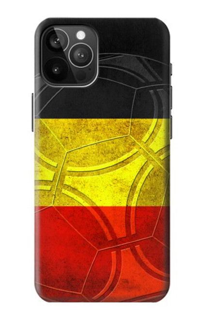S2965 ベルギーサッカー Belgium Football Soccer Flag iPhone 12 Pro Max バックケース、フリップケース・カバー
