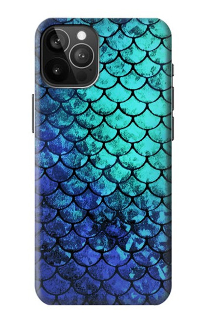 S3047 緑人魚のスケール Green Mermaid Fish Scale iPhone 12 Pro Max バックケース、フリップケース・カバー