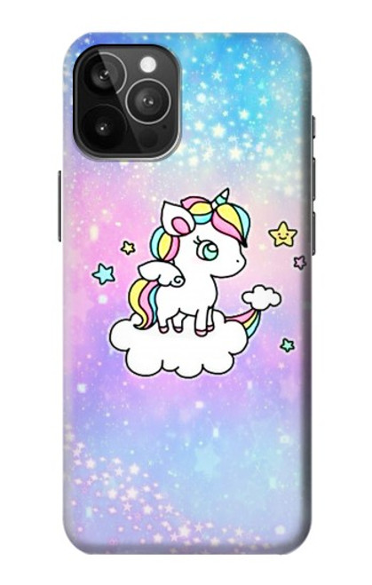 S3256 かわいいユニコーンの漫画 Cute Unicorn Cartoon iPhone 12 Pro Max バックケース、フリップケース・カバー
