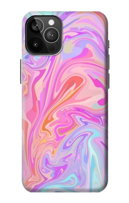 S3444 デジタルアートカラフルな液体 Digital Art Colorful Liquid iPhone 12 Pro Max バックケース、フリップケース・カバー