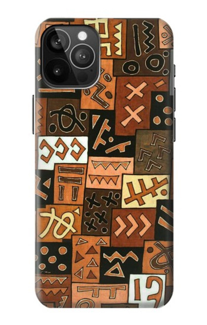 S3460 マリ芸術 Mali Art Pattern iPhone 12 Pro Max バックケース、フリップケース・カバー