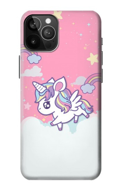 S3518 ユニコーン漫画 Unicorn Cartoon iPhone 12 Pro Max バックケース、フリップケース・カバー