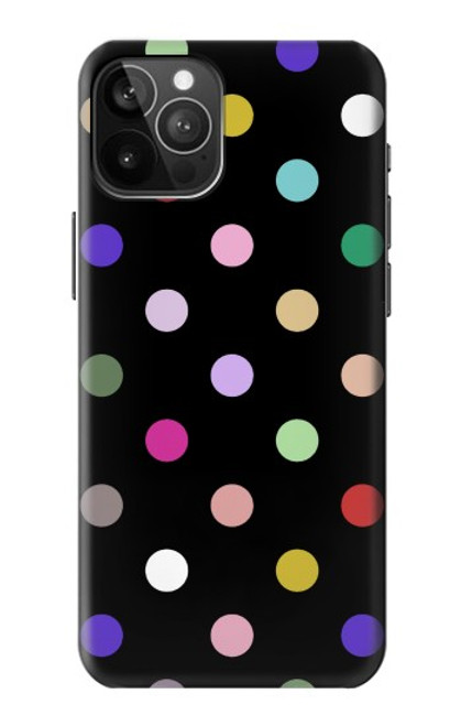 S3532 カラフルな水玉 Colorful Polka Dot iPhone 12 Pro Max バックケース、フリップケース・カバー
