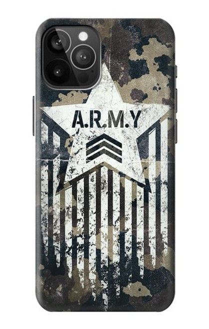 S3666 陸軍迷彩迷彩 Army Camo Camouflage iPhone 12 Pro Max バックケース、フリップケース・カバー