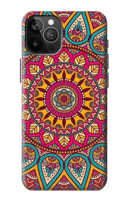 S3694 ヒッピーアートパターン Hippie Art Pattern iPhone 12 Pro Max バックケース、フリップケース・カバー