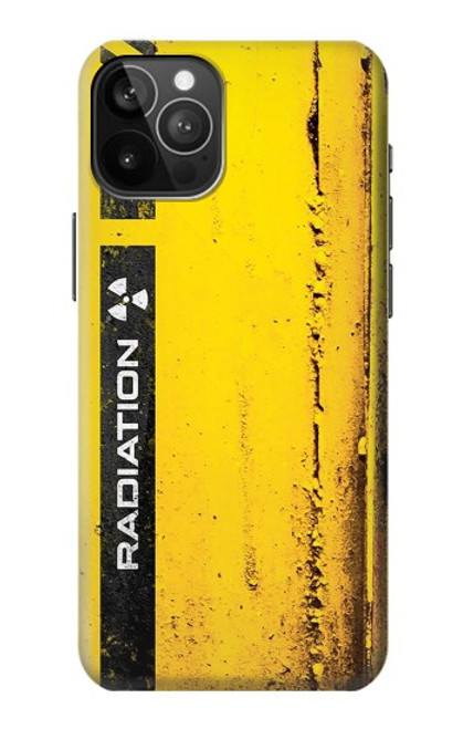 S3714 放射線警告 Radiation Warning iPhone 12 Pro Max バックケース、フリップケース・カバー