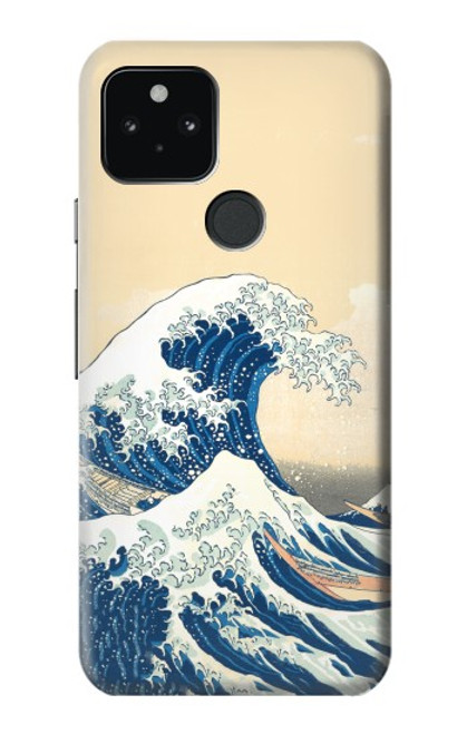 S2790 北斎 神奈川沖浪裏 Hokusai Under The Wave off Kanagawa Google Pixel 5 バックケース、フリップケース・カバー