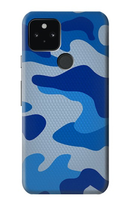 S2958 陸軍青迷彩 Army Blue Camo Camouflage Google Pixel 5 バックケース、フリップケース・カバー