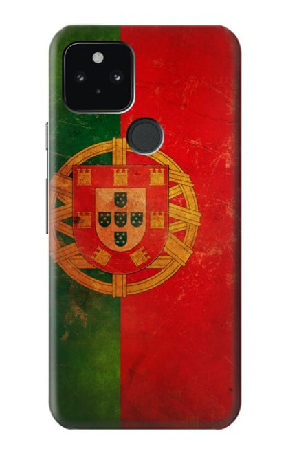 S2973 ポルトガルサッカー Portugal Football Soccer Flag Google Pixel 5 バックケース、フリップケース・カバー