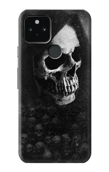 S3333 デス・スカル・死神 Death Skull Grim Reaper Google Pixel 5 バックケース、フリップケース・カバー