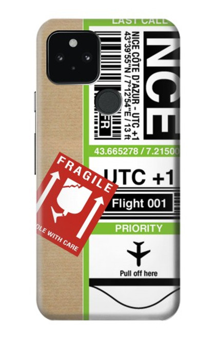 S3543 荷物タグアート Luggage Tag Art Google Pixel 5 バックケース、フリップケース・カバー
