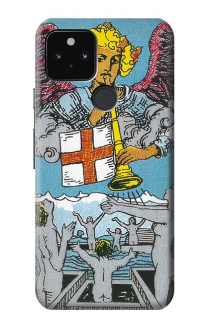 S3743 タロットカード審判 Tarot Card The Judgement Google Pixel 5 バックケース、フリップケース・カバー