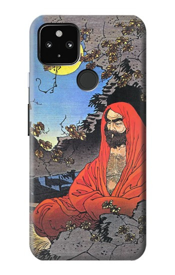 S2234 禅師 Zen Master Bodhidharma Yoshitoshi Google Pixel 4a 5G バックケース、フリップケース・カバー