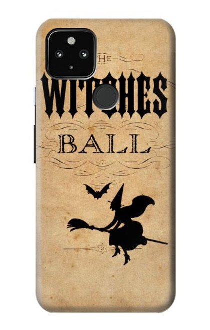 S2648 ヴィンテージハロウィン魔女ボール Vintage Halloween The Witches Ball Google Pixel 4a 5G バックケース、フリップケース・カバー