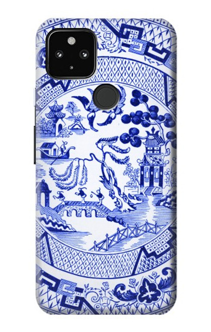 S2768 ウィローパターン グラフィック Willow Pattern Graphic Google Pixel 4a 5G バックケース、フリップケース・カバー