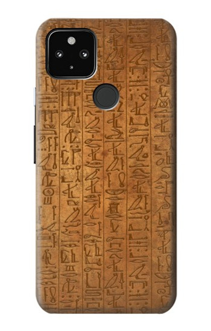 S2805 阿仁のエジプトの象形文字パピルス Egyptian Hierogylphics Papyrus of Ani Google Pixel 4a 5G バックケース、フリップケース・カバー