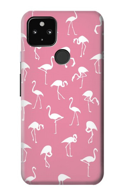 S2858 ピンクフラミンゴ柄 Pink Flamingo Pattern Google Pixel 4a 5G バックケース、フリップケース・カバー