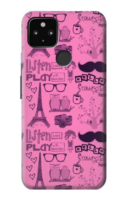 S2885 パリピンク Paris Pink Google Pixel 4a 5G バックケース、フリップケース・カバー S2885 パリピンク Paris Pink Google Pixel 4a 5G バックケース、フリップケース・カバー