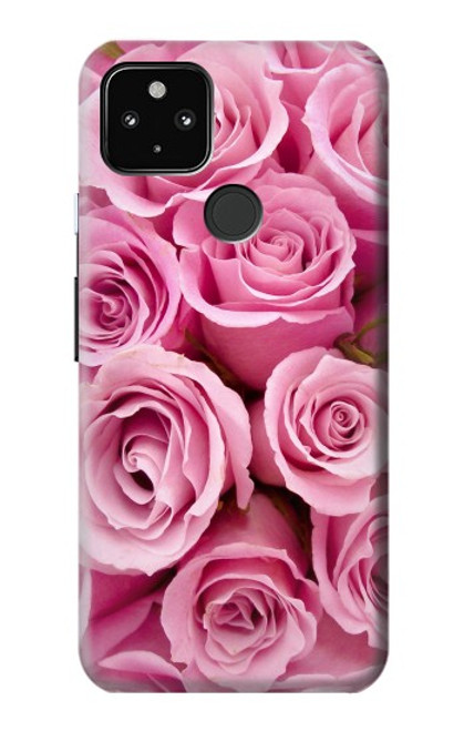 S2943 ピンクローズ Pink Rose Google Pixel 4a 5G バックケース、フリップケース・カバー