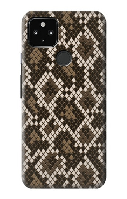 S3389 シームレスなヘビ皮パターングラフィック Seamless Snake Skin Pattern Graphic Google Pixel 4a 5G バックケース、フリップケース・カバー