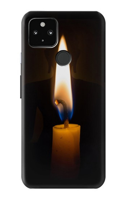 S3530 仏 Buddha Candle Burning Google Pixel 4a 5G バックケース、フリップケース・カバー