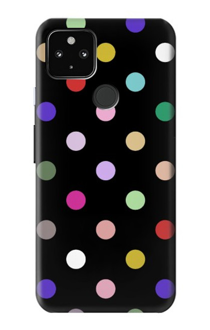 S3532 カラフルな水玉 Colorful Polka Dot Google Pixel 4a 5G バックケース、フリップケース・カバー