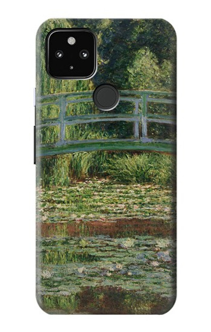 S3674 クロードモネ歩道橋とスイレンプール Claude Monet Footbridge and Water Lily Pool Google Pixel 4a 5G バックケース、フリップケース・カバー