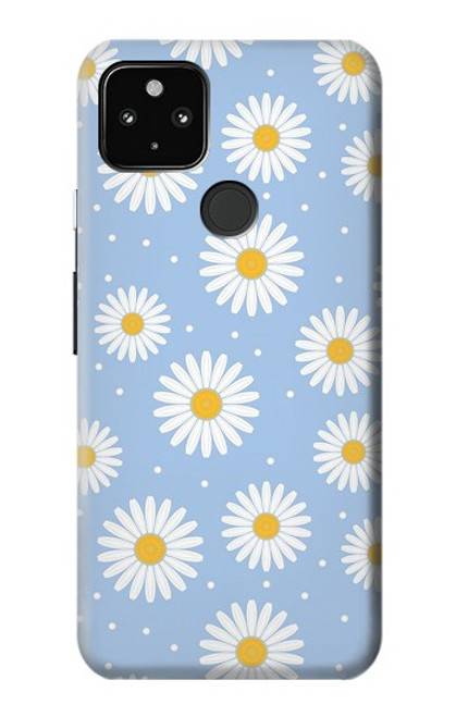 S3681 デイジーの花のパターン Daisy Flowers Pattern Google Pixel 4a 5G バックケース、フリップケース・カバー