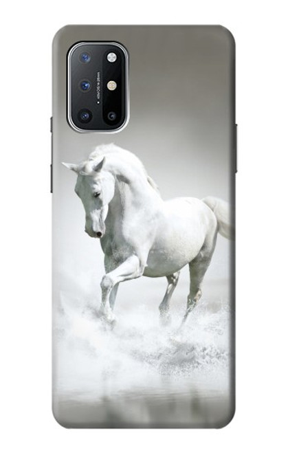 S0932 白馬 White Horse OnePlus 8T バックケース、フリップケース・カバー