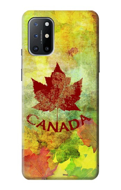 S2523 カナダ秋のメープルリーフ Canada Autumn Maple Leaf OnePlus 8T バックケース、フリップケース・カバー