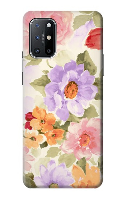 S3035 花 Sweet Flower Painting OnePlus 8T バックケース、フリップケース・カバー