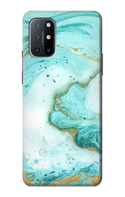 S3399 緑の大理石のグラフィックプリント Green Marble Graphic Print OnePlus 8T バックケース、フリップケース・カバー