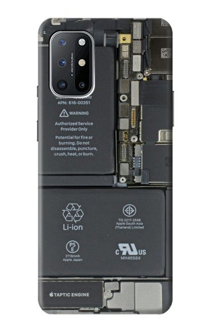 S3467 携帯電話の中のグラフィック Inside Mobile Phone Graphic OnePlus 8T バックケース、フリップケース・カバー