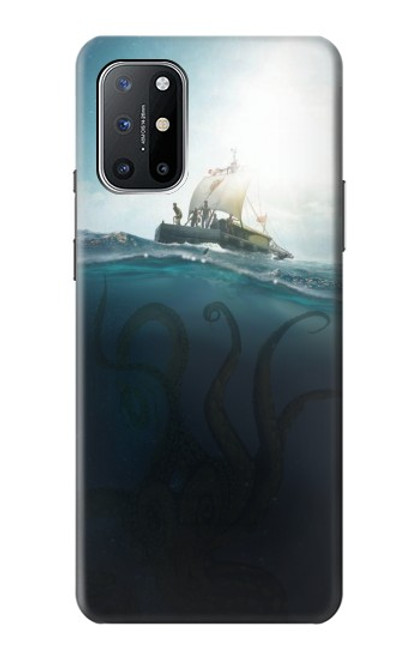 S3540 巨大なタコ Giant Octopus OnePlus 8T バックケース、フリップケース・カバー