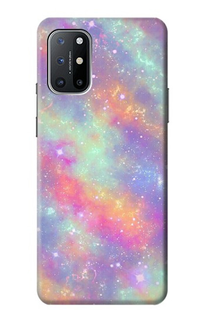 S3706 パステルレインボーギャラクシーピンクスカイ Pastel Rainbow Galaxy Pink Sky OnePlus 8T バックケース、フリップケース・カバー