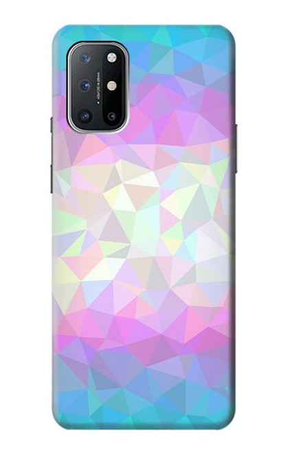 S3747 トランスフラッグポリゴン Trans Flag Polygon OnePlus 8T バックケース、フリップケース・カバー