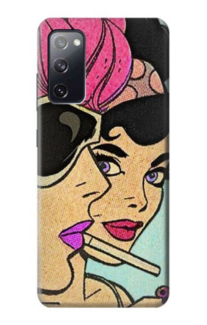 S3171 女の子のポップアート Girls Pop Art Samsung Galaxy S20 FE バックケース、フリップケース・カバー